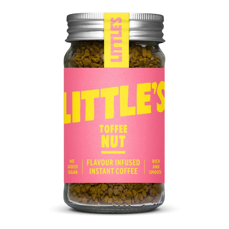 Instantní káva s příchutí toffee a oříšků od Little&
