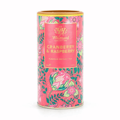 Anglický instantní čaj Malina a brusinka od Whittard - Dárková krabička