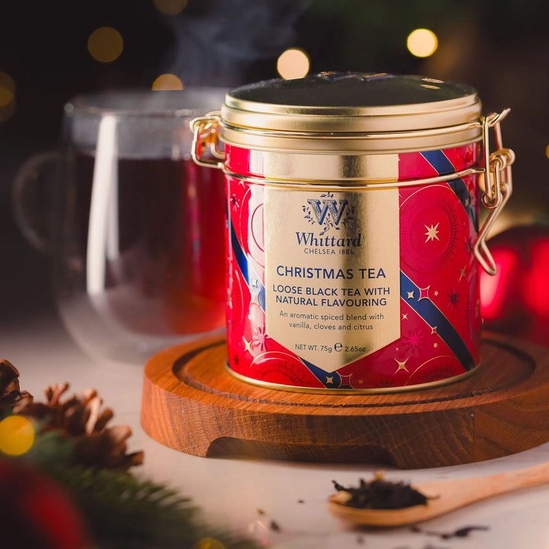 Vánoční černý čaj s vanilkou, pomerančovou kůrou a kořením od Whittard