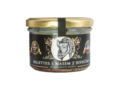 Rillettes s masem z divočáka 180g