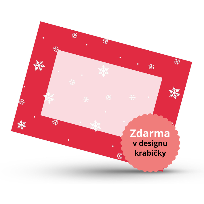 Přáníčko zdarma: ke krabičce "Vánoční červená"