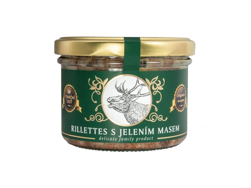 Rillettes s jelením masem 180g