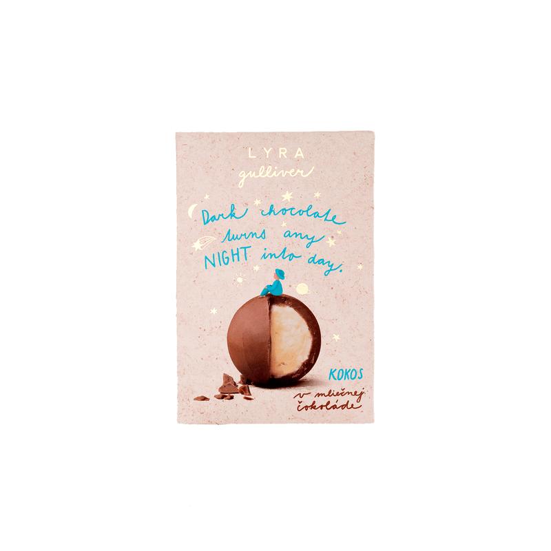 Lyra bonboniéra Kokos s mléčnou čokoládou