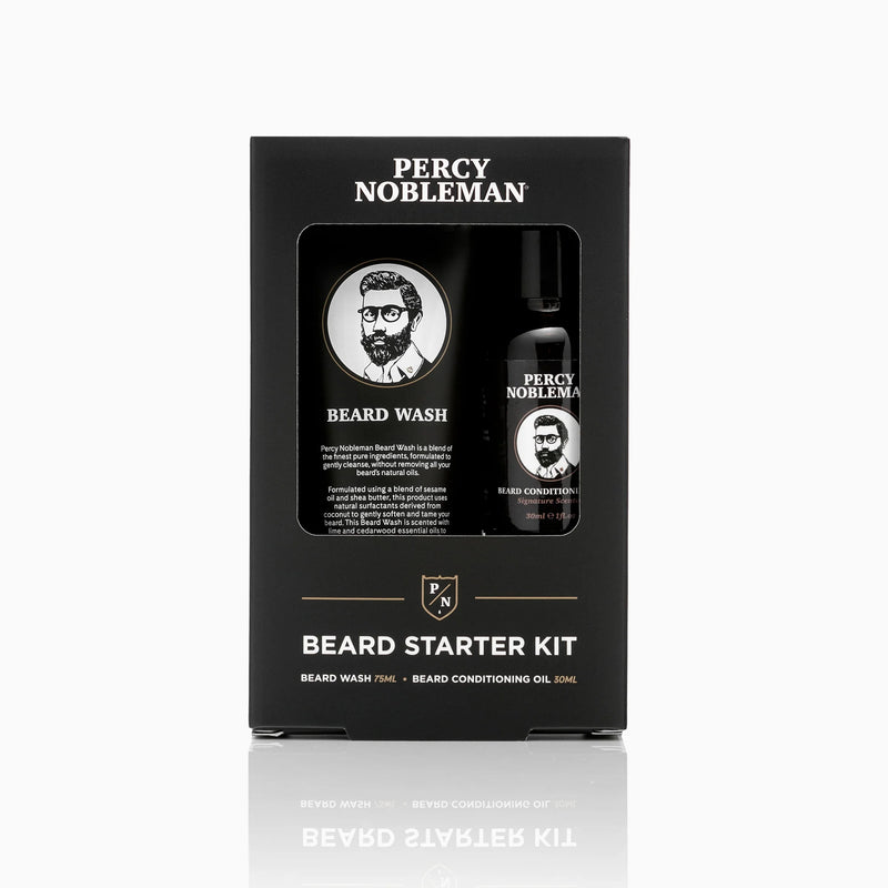 Pánská dárková sada péče o vousy - Percy Nobleman Beard Starter Kit