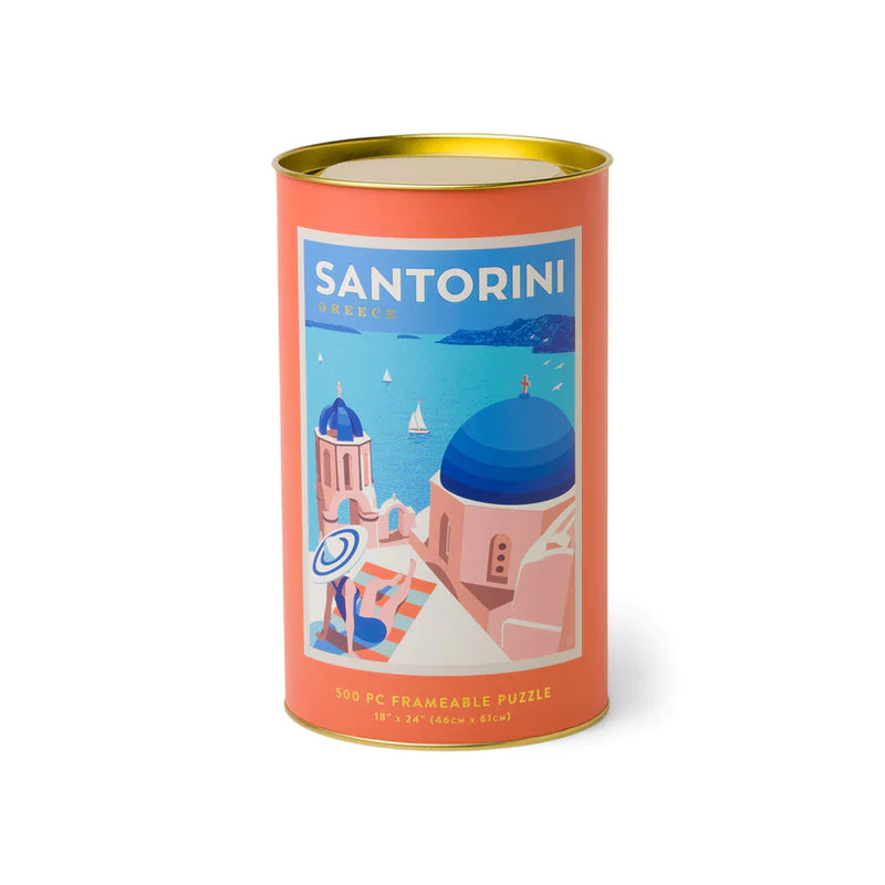 Puzzle v tubě (500 dílků) - Santorini