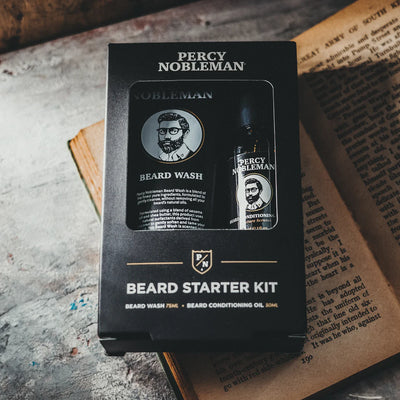 Pánská dárková sada péče o vousy - Percy Nobleman Beard Starter Kit