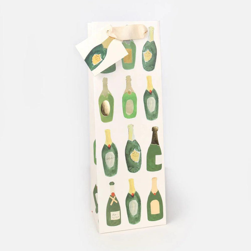 Prémiová dárková taška na víno Šampaňské - Dárková krabička
