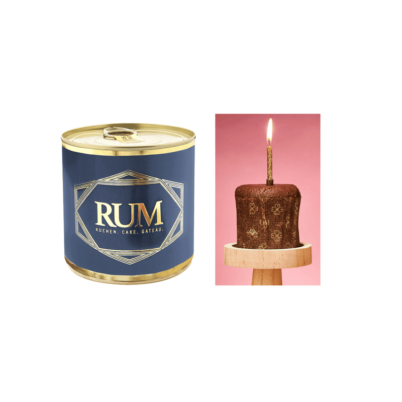 Dortík se svíčkou Rum - Dárková krabička