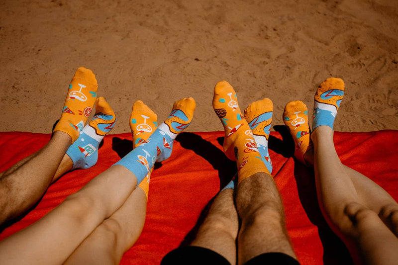 Hesty Socks kotníkové ponožky pláž S/M - Dárková krabička