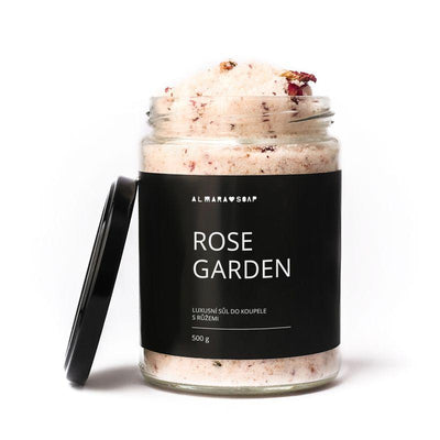 Luxusní sůl do koupele Růžová zahrada - Dárková krabička